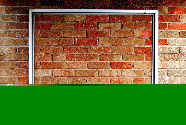 wallart Framed brick wall art