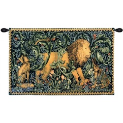 lion tapestry